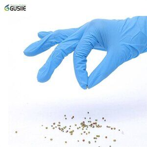 Gusiie Nitrile Blue Disposable Exam/Medical Cleaning Gloves Powder Latex Free 3M